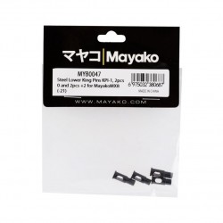Set King Pins Inferiores KPI-1 Acero 2x0mm 2x2mm | Mayako MX8