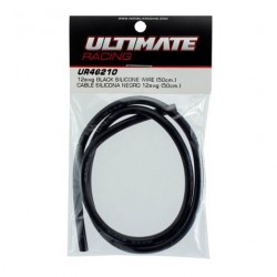CABLE SILICONA NEGRO 12awg (50cm) ULTIMATE RACING